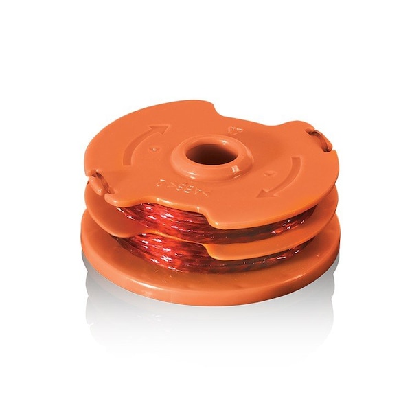 Worx Spool with DoubleHelix Trimmer Line, Dual-Line, fits WG100 series Corded & WG183 Cordless Trimmers WA0007 - main